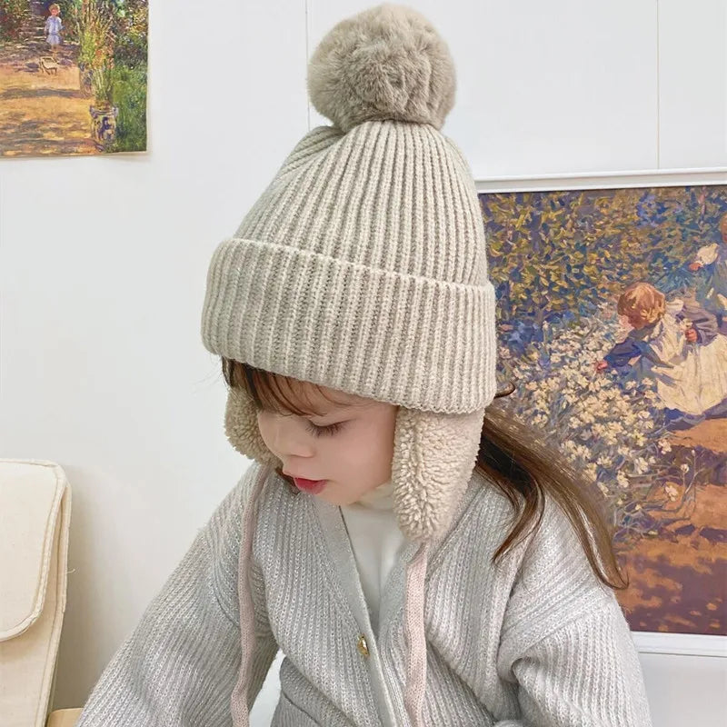 Supéria Kids Knit Beanie with Earflaps