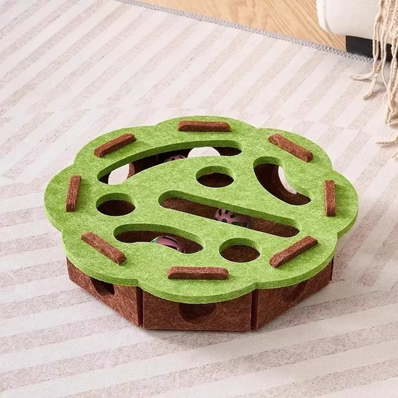 Supéria Felt Interactive Cat Puzzle Box