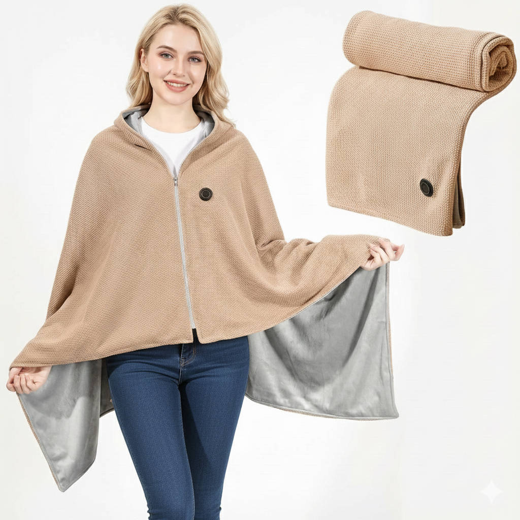 Supéria Portable Heated Shawl Blanket