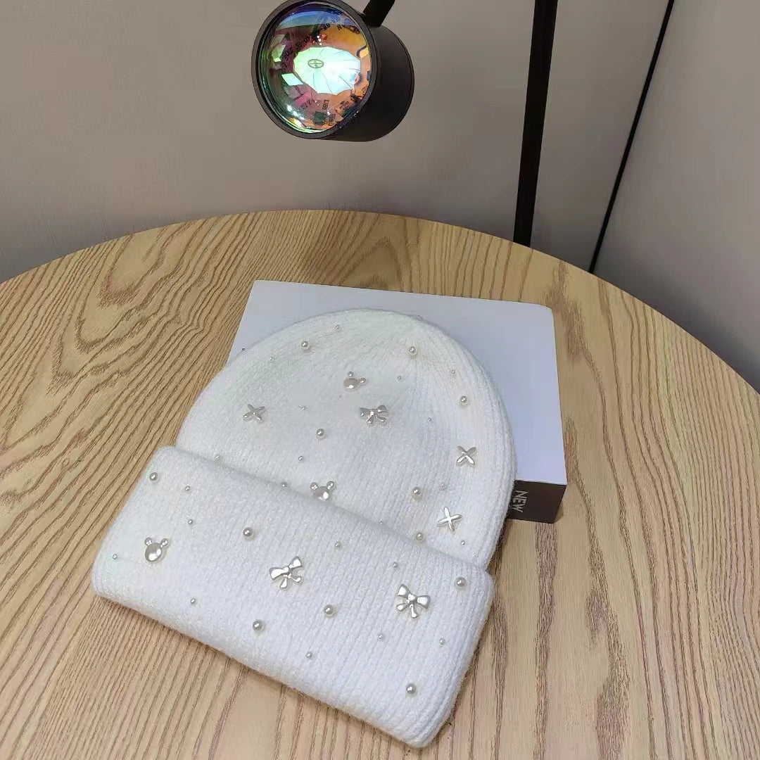 Supéria Pearl Accent Knit Winter Beanie