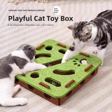 Supéria Felt Interactive Cat Puzzle Box