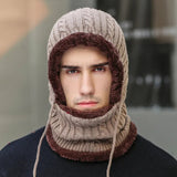 Supéria Knit Balaclava Hat with Scarf