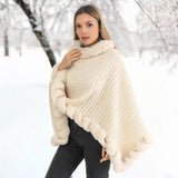 Supéria Faux Fur Shawl Cloak for Women