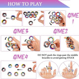 Supéria Magnetic Fidget Ring Spinner Set