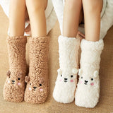 Supéria Kawaii Bear Fleece Warm Socks