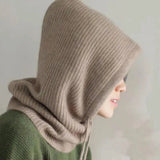Supéria Knitted Hooded Balaclava Neck Warmer