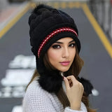 Supéria Fleece-Lined Pom Pom Winter Hat