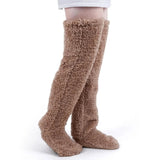 Supéria Fuzzy Thigh High Warm Socks