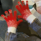 Supéria Festive Fleece Fingerless Gloves