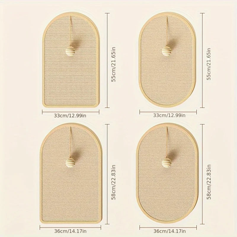 Supéria 3-in-1 Wall Cat Scratch Pad