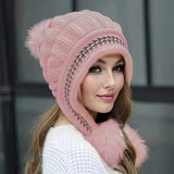 Supéria Fleece-Lined Pom Pom Winter Hat