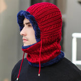 Supéria Knit Balaclava Hat with Scarf