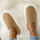 Supéria Warm Plush Winter Slippers for Women
