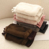 Supéria Suede Rabbit Fur Touch Gloves