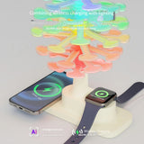 Supéria Spiral Tree Lamp with Wireless Charger
