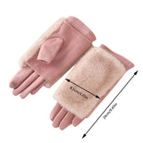 Supéria Suede Rabbit Fur Touch Gloves