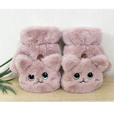Supéria Plush Animal Fingerless Gloves