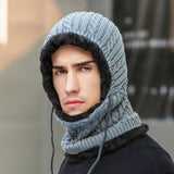 Supéria Knit Balaclava Hat with Scarf