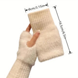 Supéria Plush Cozy Fingerless Gloves for Women