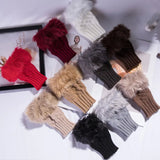 Supéria Faux Fur Fingerless Winter Gloves