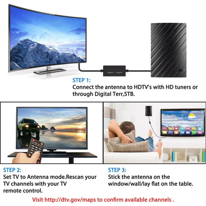 Supéria 4K Indoor HDTV Antenna
