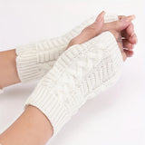 Supéria Women's Knit Winter Fingerless Gloves