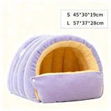 Supéria Arctic Fleece Enclosed Cat Cave Bed
