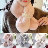 Supéria Faux Fur Pearl Winter Scarf