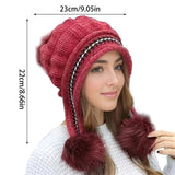 Supéria Fleece-Lined Pom Pom Winter Hat