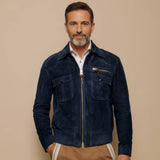Supéria Men's Retro Suede Zipper Jacket