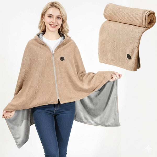 Supéria Portable Heated Shawl Blanket