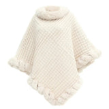 Supéria Faux Fur Shawl Cloak for Women
