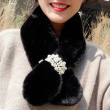 Supéria Faux Fur Pearl Winter Scarf