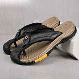 Supéria Men's Water-Resistant Toe Flip Flops