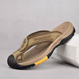 Supéria Men's Water-Resistant Toe Flip Flops