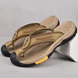 Supéria Men's Water-Resistant Toe Flip Flops