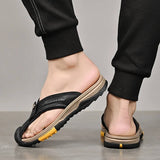 Supéria Men's Water-Resistant Toe Flip Flops