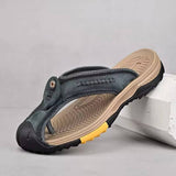 Supéria Men's Water-Resistant Toe Flip Flops