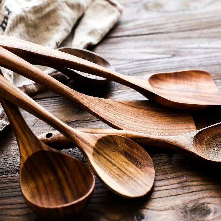 Supéria 6-Piece Wooden Utensils Set