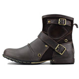 Supéria Men's Vintage Buckled Ankle Boots