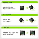 Supéria Digital Angle Gauge with Laser