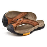 Supéria Men's Water-Resistant Toe Flip Flops