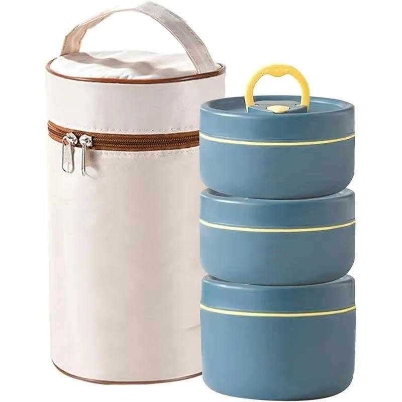 Supéria Insulated Stainless Steel Lunch Box Set