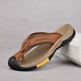 Supéria Men's Water-Resistant Toe Flip Flops