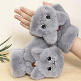 Supéria Plush Animal Fingerless Gloves
