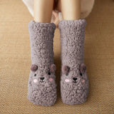Supéria Kawaii Bear Fleece Warm Socks