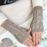 Supéria Women's Knit Winter Fingerless Gloves