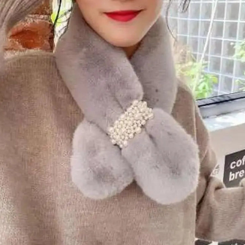 Supéria Faux Fur Pearl Winter Scarf