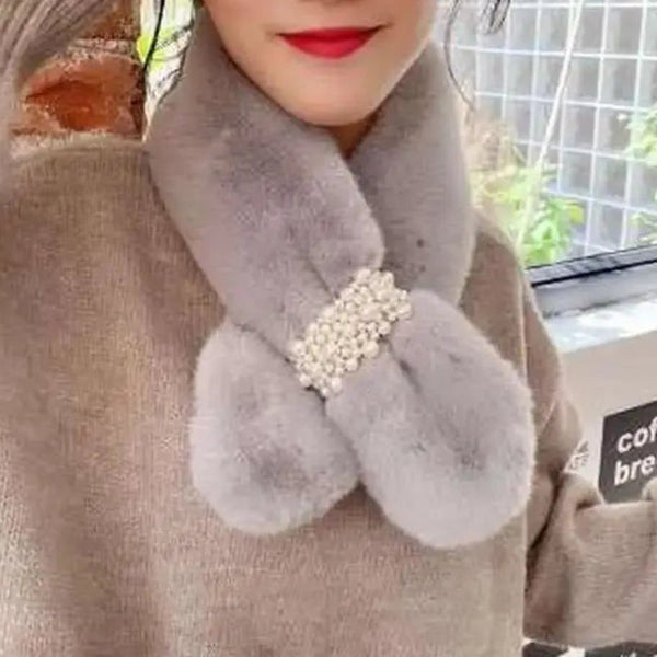 Supéria Faux Fur Pearl Winter Scarf