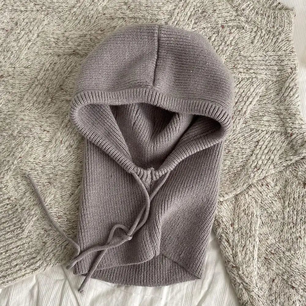 Supéria Knitted Hooded Balaclava Neck Warmer